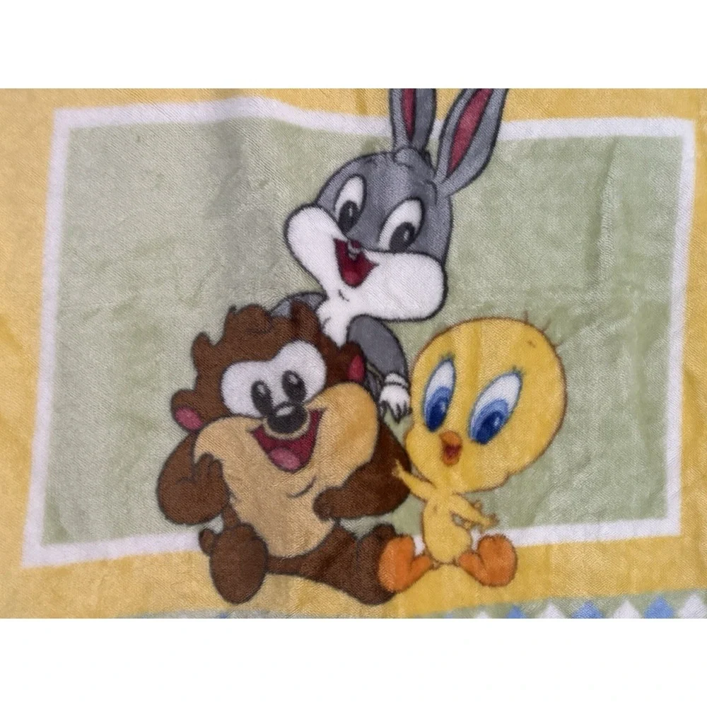 Vintage Looney Tunes Baby Looney Tunes‎ Plush Soft Baby Blanket Throw 30